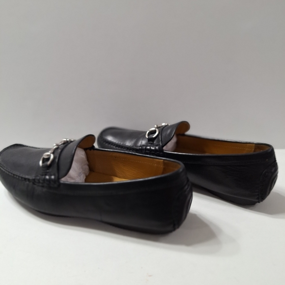 Cole Haan Men's Black Buckle Leather Careerwear Preppy Slip On Loafers Size 8.5 - Picture 4 of 13
